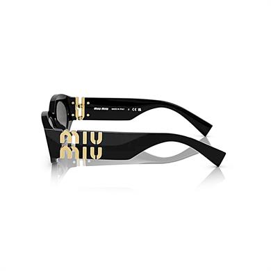 MIU MIU 11WS 1AB5S0 54 Kadın Cat Eye Siyah Kemik Güneş Gözlüğü