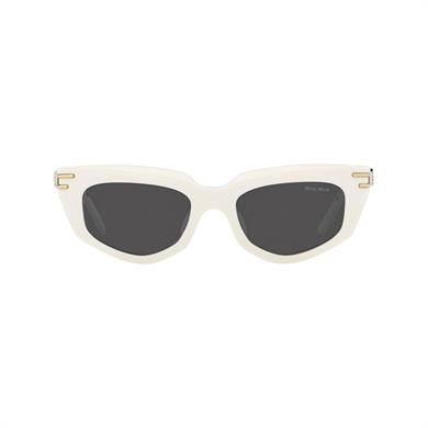 MIU MIU 12WS 1425S0 51 Kadın Cat Eye Beyaz Kemik Güneş Gözlüğü