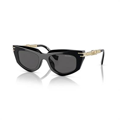 MIU MIU 12WS 1AB5S0 51 Kadın Cat Eye Siyah Kemik Güneş Gözlüğü