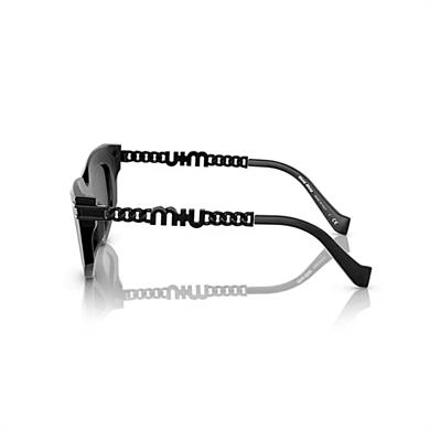 Miu Miu 12WS 1B05S0 51 Kadın Siyah Cat Eye Kemik Güneş Gözlüğü