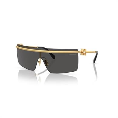 Miu Miu 50ZS 5AK5S0 42 Kadın Geometrik Gold Metal Güneş Gözlüğü