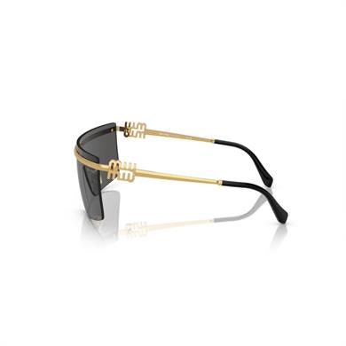 Miu Miu 50ZS 5AK5S0 42 Kadın Geometrik Gold Metal Güneş Gözlüğü