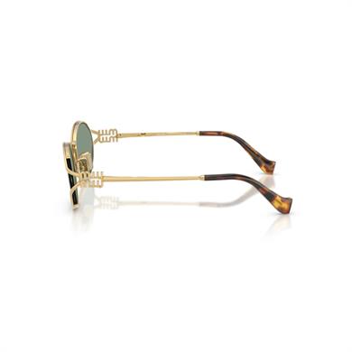 MIU MIU 52YS 5AK04M 54 Kadın Oval Gold Metal Güneş Gözlüğü