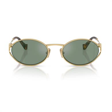 MIU MIU 52YS 5AK04M 54 Kadın Oval Gold Metal Güneş Gözlüğü