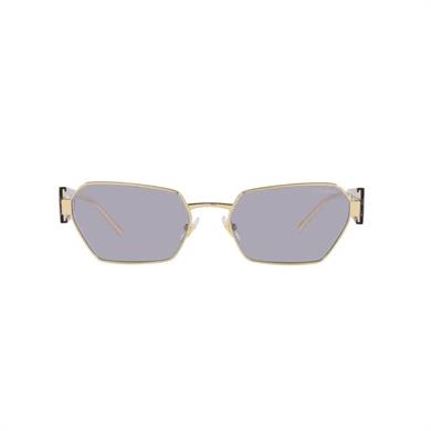 Miu Miu 53WS ZVN05S 58 Kadın Geometrik Gold Metal Güneş Gözlüğü