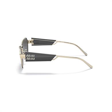 Miu Miu 53WS ZVN5S0 58 Kadın Geometrik Altın Metal Güneş Gözlüğü