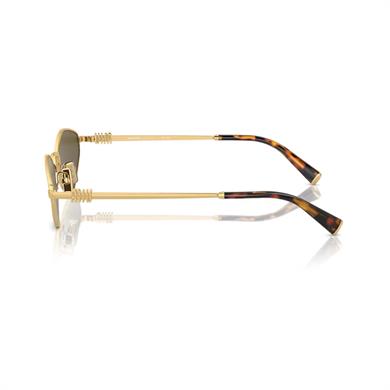 MIU MIU 56ZS 5AK09Z 56 Kadın Geometrik Gold Metal Güneş Gözlüğü
