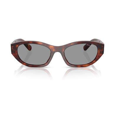 MIU MIU A03S 21C40O 53 Kadın Geometrik Kırçıllı Kahverengi Kemik Güneş Gözlüğü