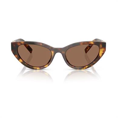 MIU MIU A04S 14L60M 54 Kadın Cat Eye Kırçıllı Kahverengi Kemik Güneş Gözlüğü