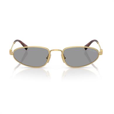 MIU MIU A52S 5AK40O 52 Kadın Geometrik Gold Metal Güneş Gözlüğü