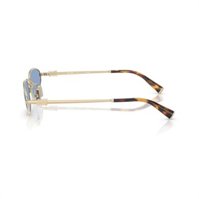 MIU MIU A52S ZVN60O 52 Kadın Geometrik Gold Metal Güneş Gözlüğü