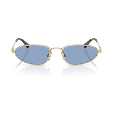 MIU MIU A52S ZVN60O 52 Kadın Geometrik Gold Metal Güneş Gözlüğü