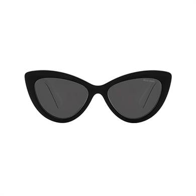 Miu Miu 04YS 10G5S0 54 Kadın Cat Eye Siyah Kemik Güneş Gözlüğü