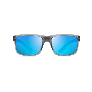 Maui Jim MJ 0439S 00211M 58 Erkek Polarize Geometrik Gri Kemik Güneş Gözlüğü