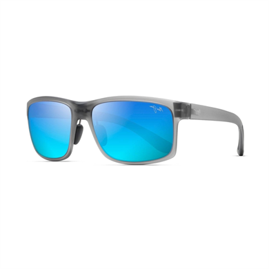Maui Jim MJ 0439S 00211M 58 Erkek Polarize Geometrik Gri Kemik Güneş Gözlüğü