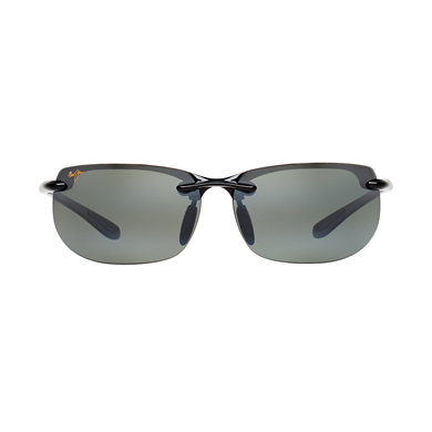 Maui Jim MJ 0412S 00102 70 Erkek Polarize Yastık Siyah Kemik Güneş Gözlüğü