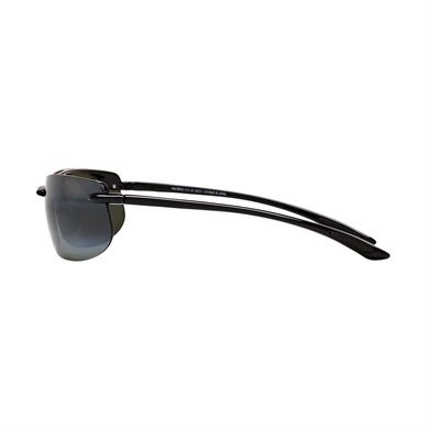 Maui Jim MJ 0412S 00102 70 Erkek Polarize Yastık Siyah Kemik Güneş Gözlüğü