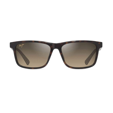 Maui Jim MJ 0587S 00210 55 Erkek Polarize Degrade Kare Kırçıllı Kahverengi Kemik Güneş Gözlüğü