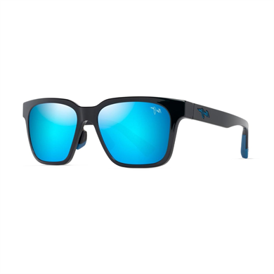 Maui Jim MJ 0631S 00102 56 Erkek Polarize Kare Aynalı Siyah Kemik Güneş Gözlüğü
