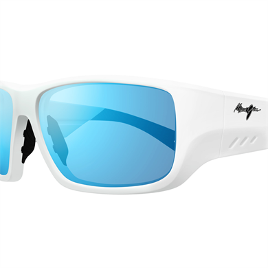 Maui Jim MJ 0664SA 00205 62 Erkek Polarize Aynalı Yastık Beyaz Kemik Güneş Gözlüğü
