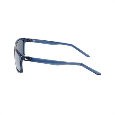 Nike Fire LP FD 1819 434 58 Unisex Aynalı Polarize Dikdörtgen Şeffaf Mavi Kemik Güneş Gözlüğü