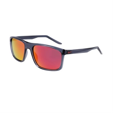 NIKE Fire P N 8024XN 021 54 Unisex Polarize Dikdörtgen Gri Aynalı Kemik Güneş Gözlüğü