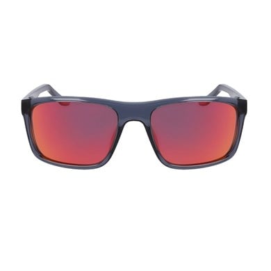 NIKE Fire P N 8024XN 021 54 Unisex Polarize Dikdörtgen Gri Aynalı Kemik Güneş Gözlüğü