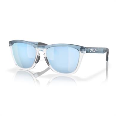 Oakley 0OO9284 928409 55 Frogskins Range Prizm Yuvarlak Şeffaf Mavi Kemik Güneş Gözlüğü