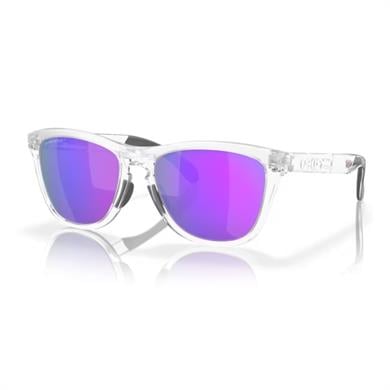 Oakley 0OO9284 928412 55 Frogskins range Erkek Yuvarlak Şeffaf Kemik Güneş Gözlüğü