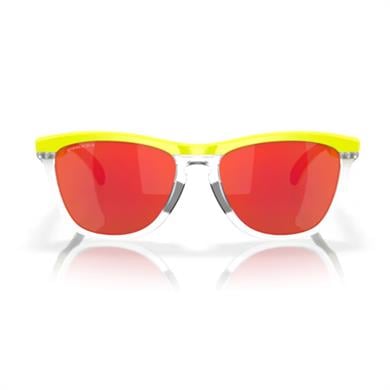Oakley 0OO9284 928415 55 Frogskins range Erkek Yuvarlak Sarı Kemik Güneş Gözlüğü