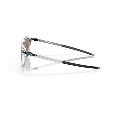 Oakley 9439 943904 50 Pitchman R Erkek Aynalı Yuvarlak Şeffaf Kemik Güneş Gözlüğü 