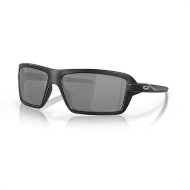 Oakley 9129 912902 63 Cables Prizm Polarize Aynalı Dikdörtgen Mat Siyah Güneş Gözlüğü 