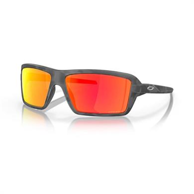 Oakley 9129 912904 63 Cables Aynalı Dikdörtgen Mat Füme Güneş Gözlüğü 