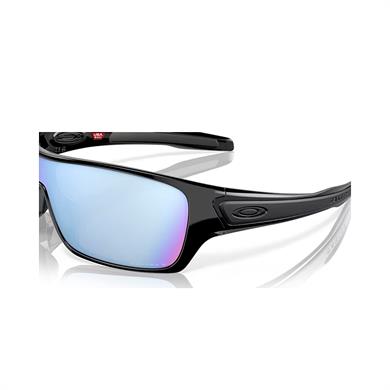 Oakley 9307 930708 32 Turbine Rotor Outdoor Polarize Mavi Aynalı Parlak Siyah Güneş Gözlüğü