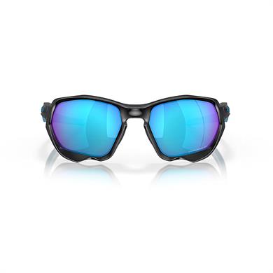 Oakley OAK 9019 901908 59 Plazma Outdoor Polarize Aynalı Geometrik Parlak Siyah Güneş Gözlüğü