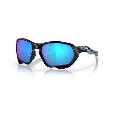 Oakley OAK 9019 901908 59 Plazma Outdoor Polarize Aynalı Geometrik Parlak Siyah Güneş Gözlüğü