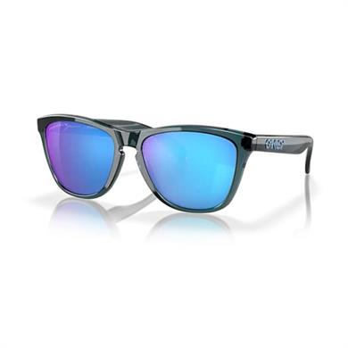 Oakley OAK 9013 9013F6 55 Frogskins Prizm Polarize Aynalı Kare Kristal Siyah Güneş Gözlüğü