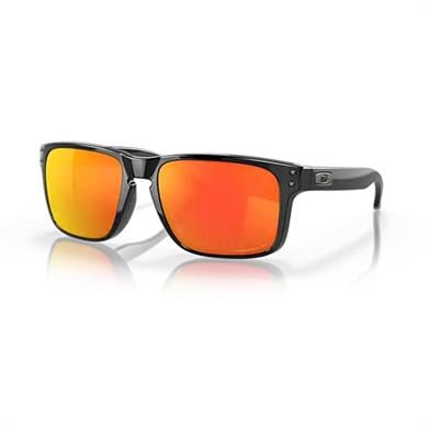 Oakley OAK 9102 9102F1 55 Holbrook Polarize Aynalı Kare Parlak Siyah Kemik Güneş Gözlüğü