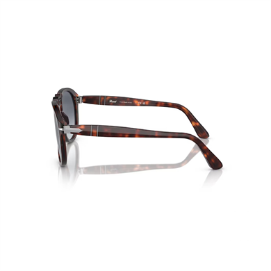 Persol PO 0649 2486 54 Erkek Pilot Degrade Kırçıllı Kahverengi Kemik Güneş Gözlüğü