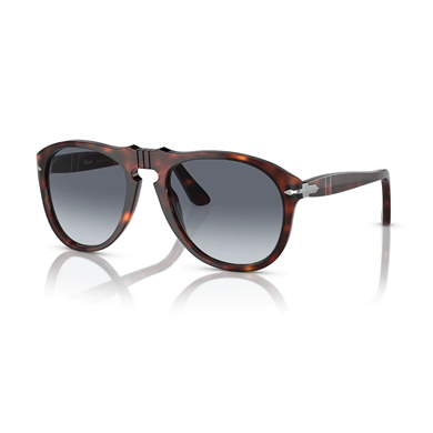 Persol PO 0649 2486 54 Erkek Pilot Degrade Kırçıllı Kahverengi Kemik Güneş Gözlüğü
