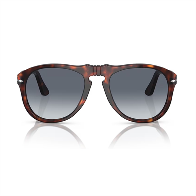 Persol PO 0649 2486 54 Erkek Pilot Degrade Kırçıllı Kahverengi Kemik Güneş Gözlüğü