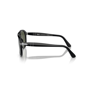 Persol PO 0649 9531 54 Erkek Pilot Siyah Kemik Güneş Gözlüğü