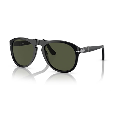 Persol PO 0649 9531 54 Erkek Pilot Siyah Kemik Güneş Gözlüğü