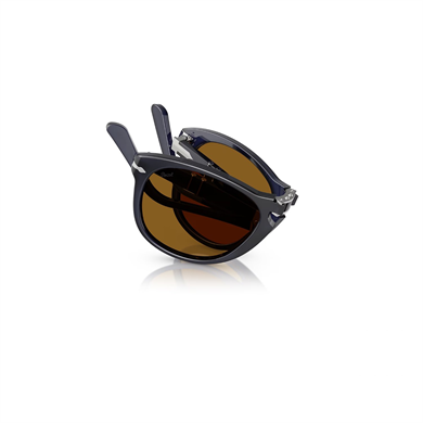 Persol PO 0714 121733 54 Erkek Pilot Mavi Katlanabilir Kemik Güneş Gözlüğü