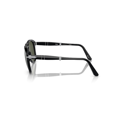 Persol PO 0714 9531 54 Erkek Pilot Siyah Katlanabilir Kemik Güneş Gözlüğü