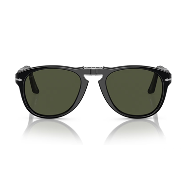 Persol PO 0714 9531 54 Erkek Pilot Siyah Katlanabilir Kemik Güneş Gözlüğü
