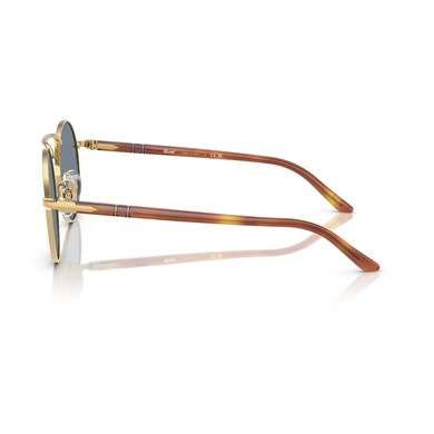 Persol PO 1019S 113256 53 Unisex Yuvarlak Gold Metal Güneş Gözlüğü