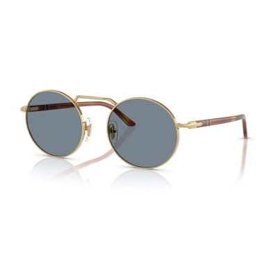 Persol PO 1019S 113256 53 Unisex Yuvarlak Gold Metal Güneş Gözlüğü