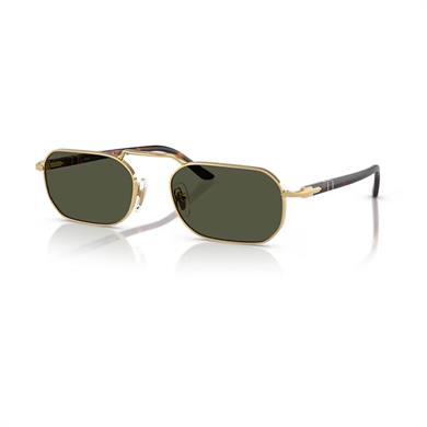 Persol PO 1020S 51531 57 Erkek Dikdörtgen Gold Metal Güneş Gözlüğü