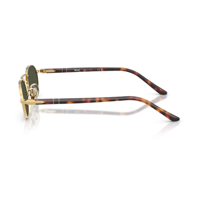 Persol PO 1023S 51531 55 Unisex Oval Gold Metal Güneş Gözlüğü